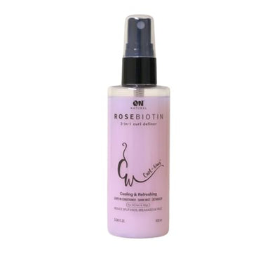 ON Natural Rose Biotin 3-in-1 Curl Definer – 3.38 oz (100 ml) Cooling & Refreshing - ANNS BEAUTY SUPPLY